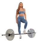 Gymshark Adapt Animal Seamless Leggings Worn Blue/Peri Blue