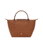 Longchamp Le Pliage Original S Handbag Cognac - Recycled canvas