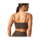 Nike X Skims Matte Women's Cami Longline Bra Dark Sepia