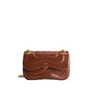 JW PEI Tina Quilted Chain Crossbody - Brown
