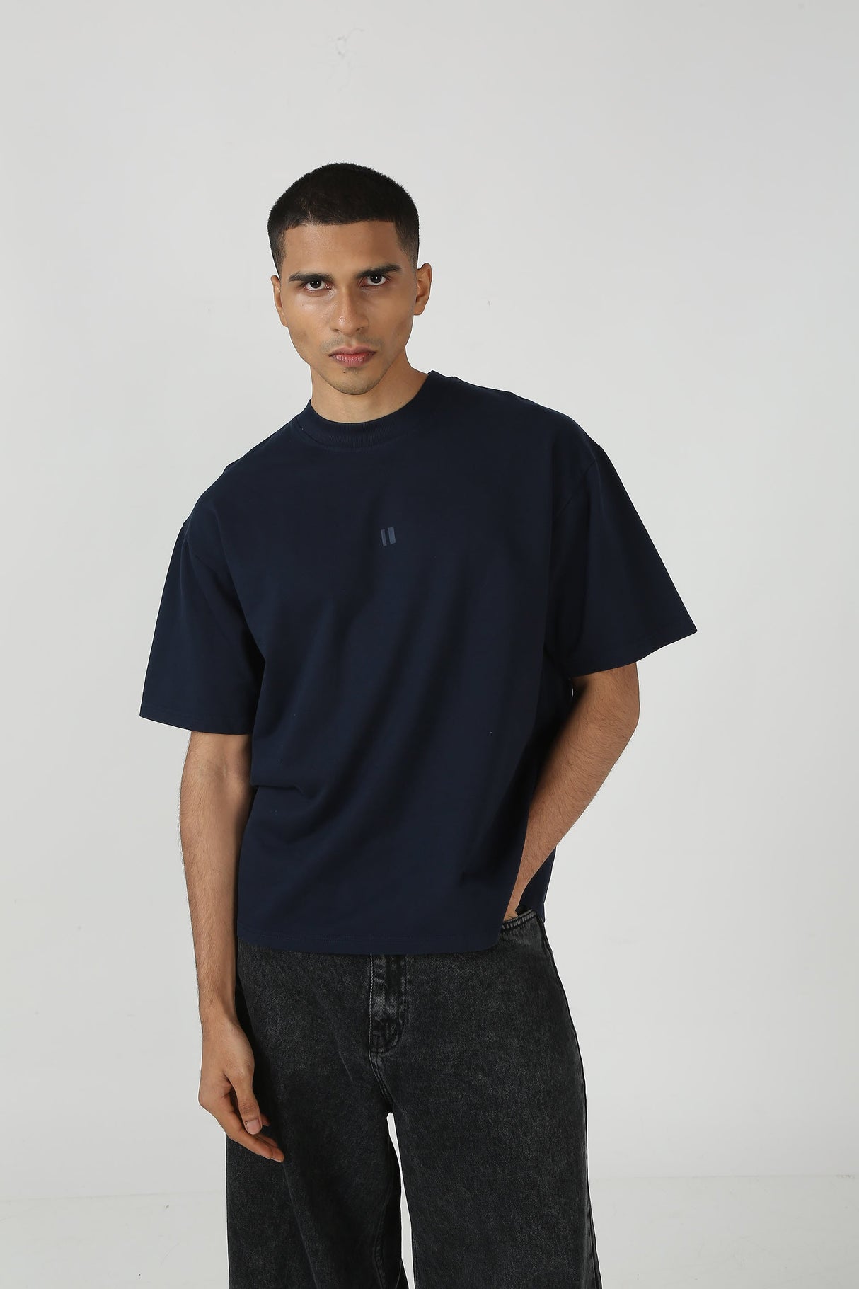 Midnight Blue Solid Tshirt