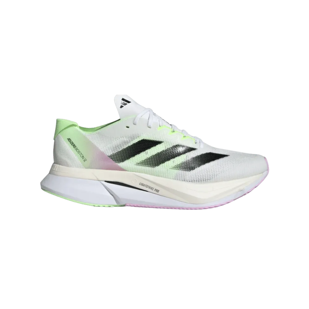 Adidas Adizero Boston 12 'White Green Spark'