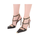 Valentino Rockstud Kidskin Pumps 100mm Black