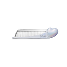 Refa Heart Comb Aira Silver