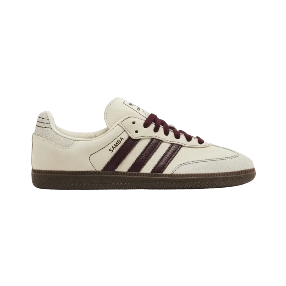 Wmns Samba OG 'Wonder White Maroon'