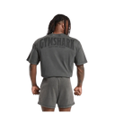 Gymshark Heritage Washed T-Shirt Oversized Fit Onyx Grey