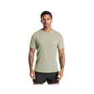 Gymshark Running T Shirt Slim Fit Chalk Green