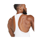 Gymshark React Stringer Slim Fit White