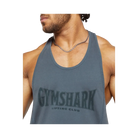 Gymshark Heritage Washed Stringer Titanium Blue