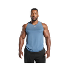 Gymshark Shadow Seamless Stringer Slim Fit Faded Blue