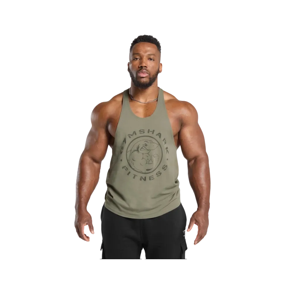 Gymshark Legacy Stringer Slim Fit Base Green