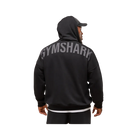 Gymshark Power Zip Up Hoodie Oversized Fit Black