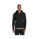 Gymshark Flat Knit Zip Up Hoodie Slim Fit Black