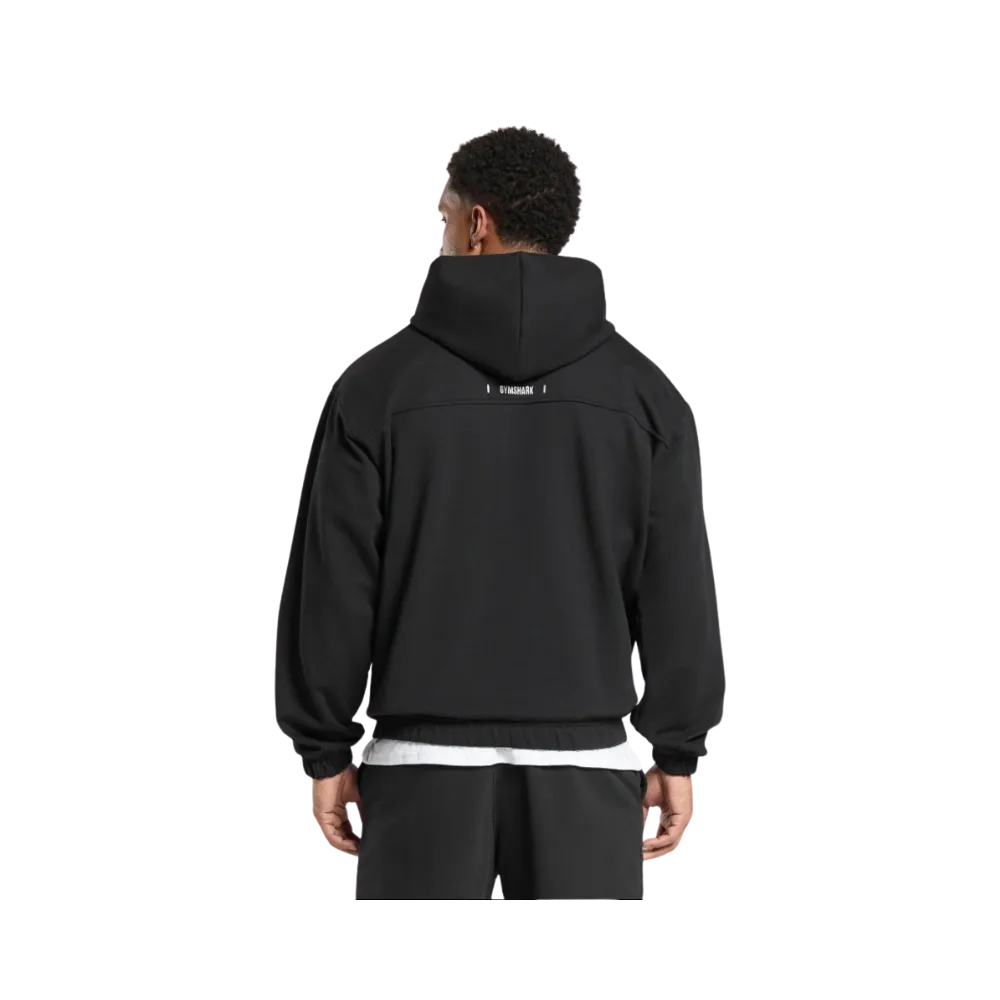 Gymshark Rest Day Essentials Hoodie Oversized Fit Black