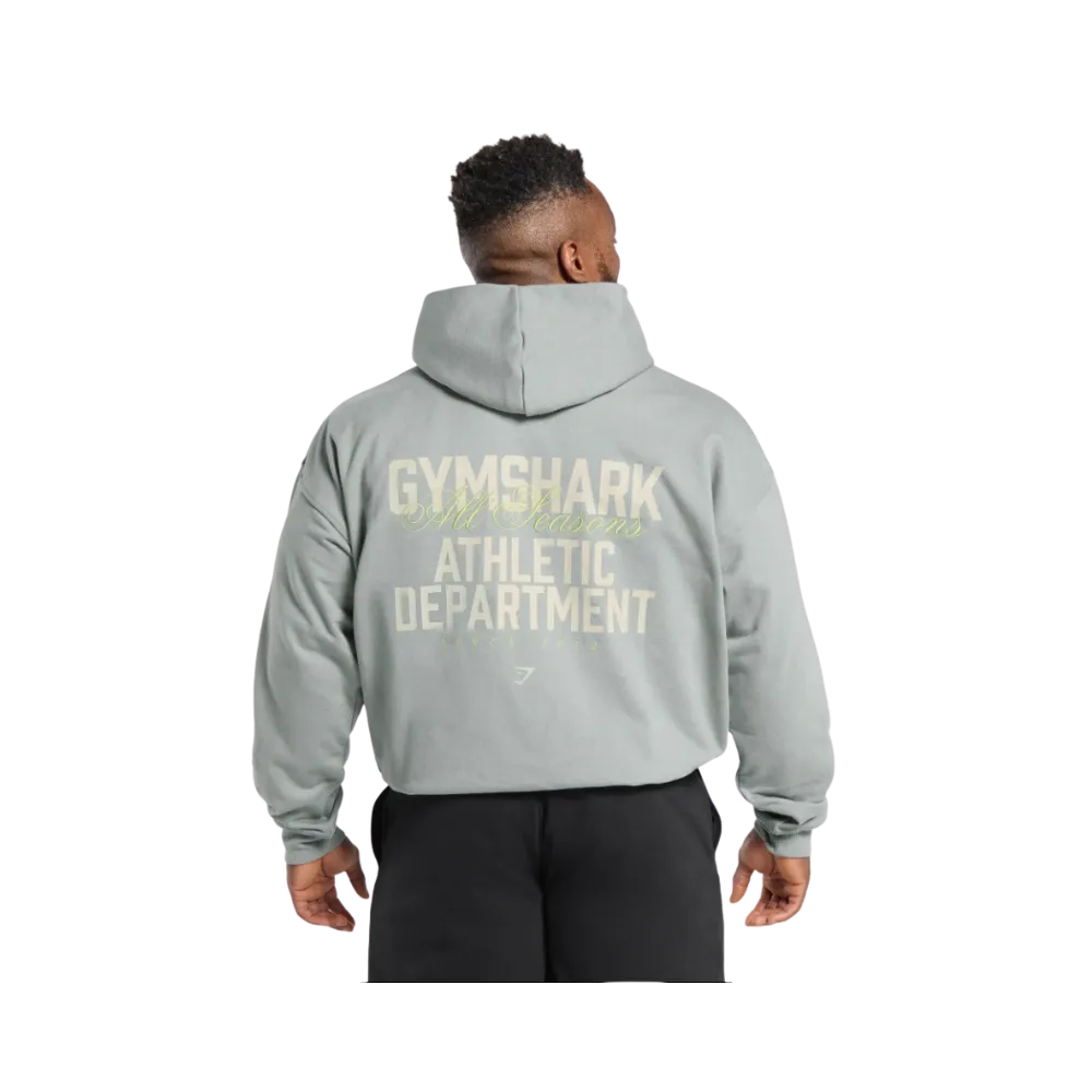 Gymshark Athletic Department Hoodie Oversized Fit Smokey Grey