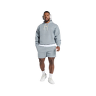 Gymshark Heavyweight Rib Hoodie Oversized Fit Denim Grey