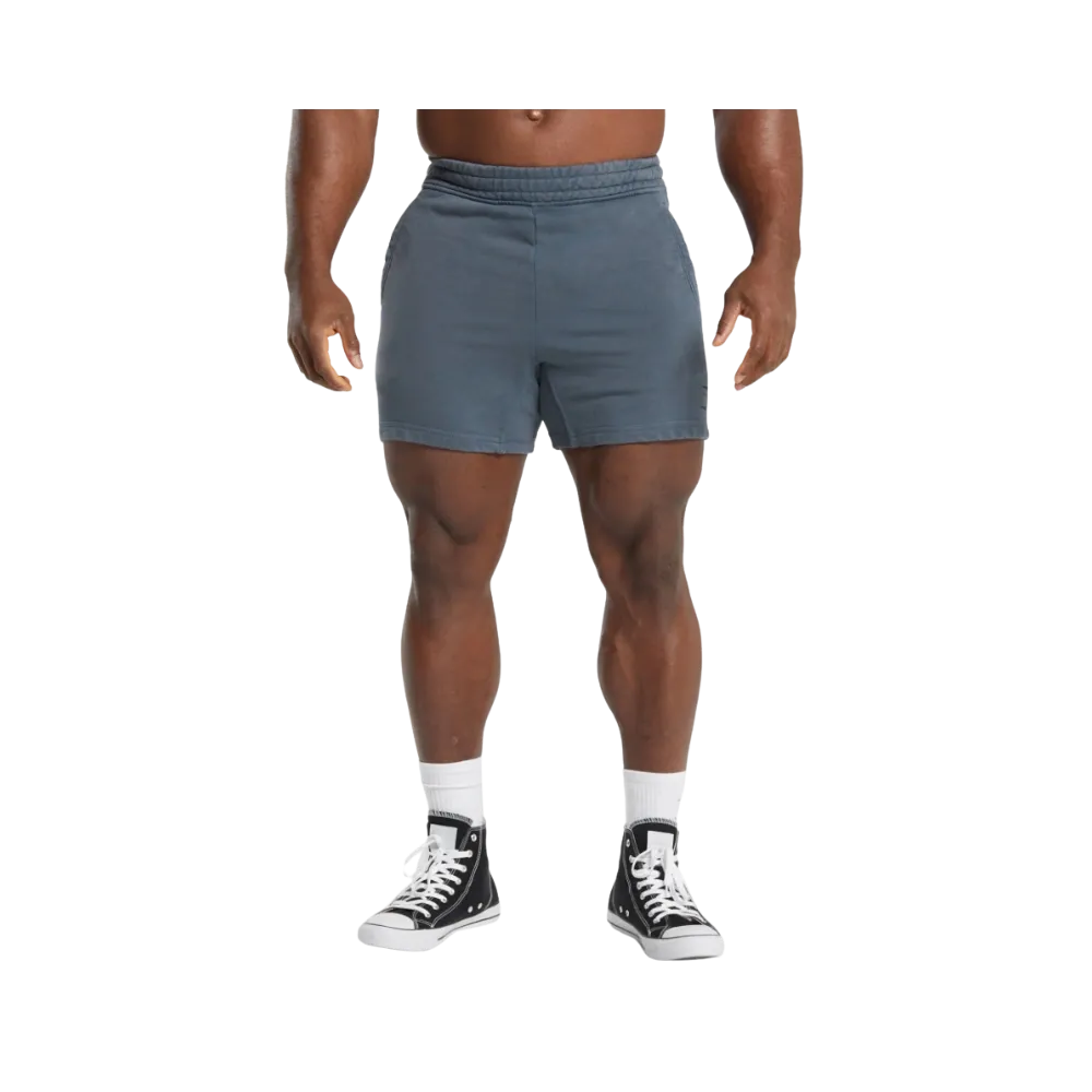 Gymshark Heritage Washed 5" Shorts Oversized Fit Titanium Blue