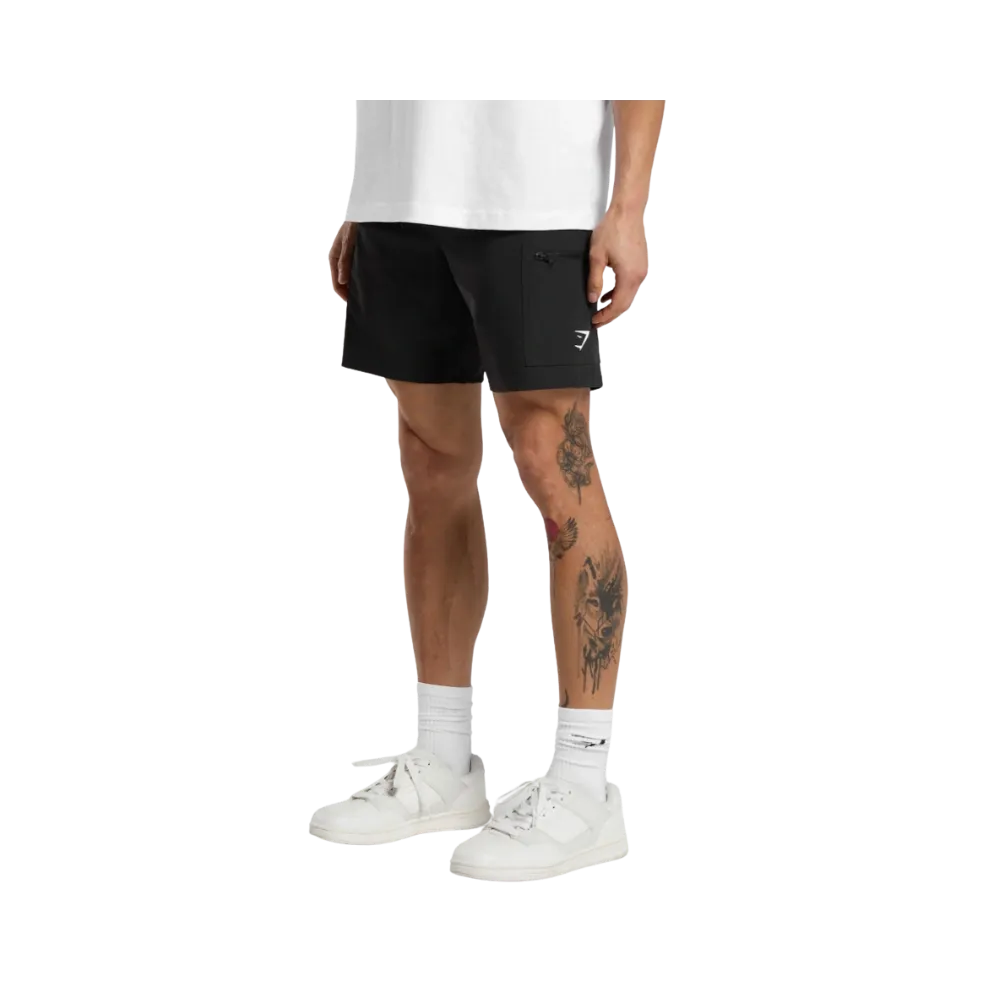 Gymshark Rest Day 6" Cargo Shorts Slim Fit Black