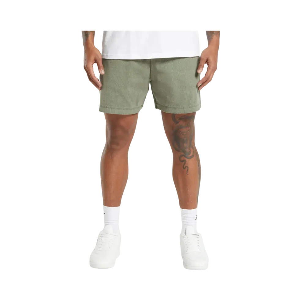Gymshark Heavyweight Ribbed Shorts Oversized Fit Unit Green