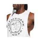 Gymshark Legacy Drop Arm Tank Slim Fit White