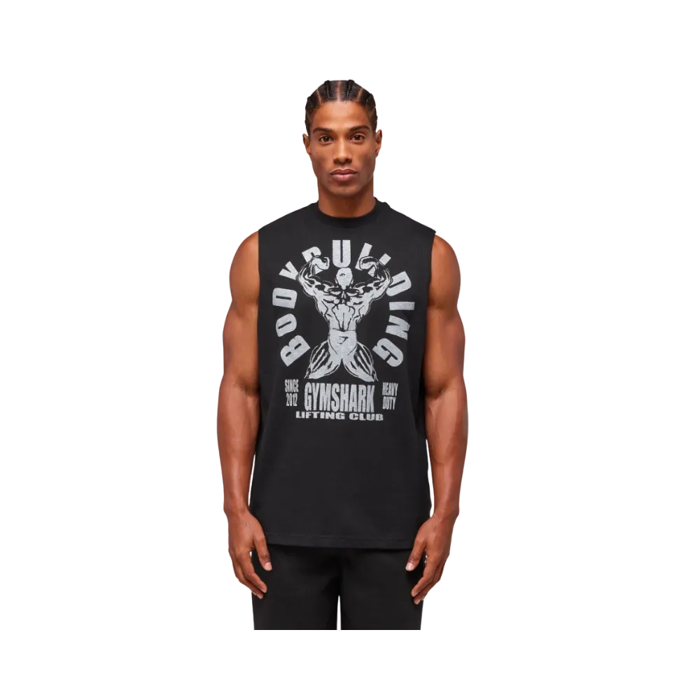 Gymshark Lifting Club Flex Tank Oversized Fit Black