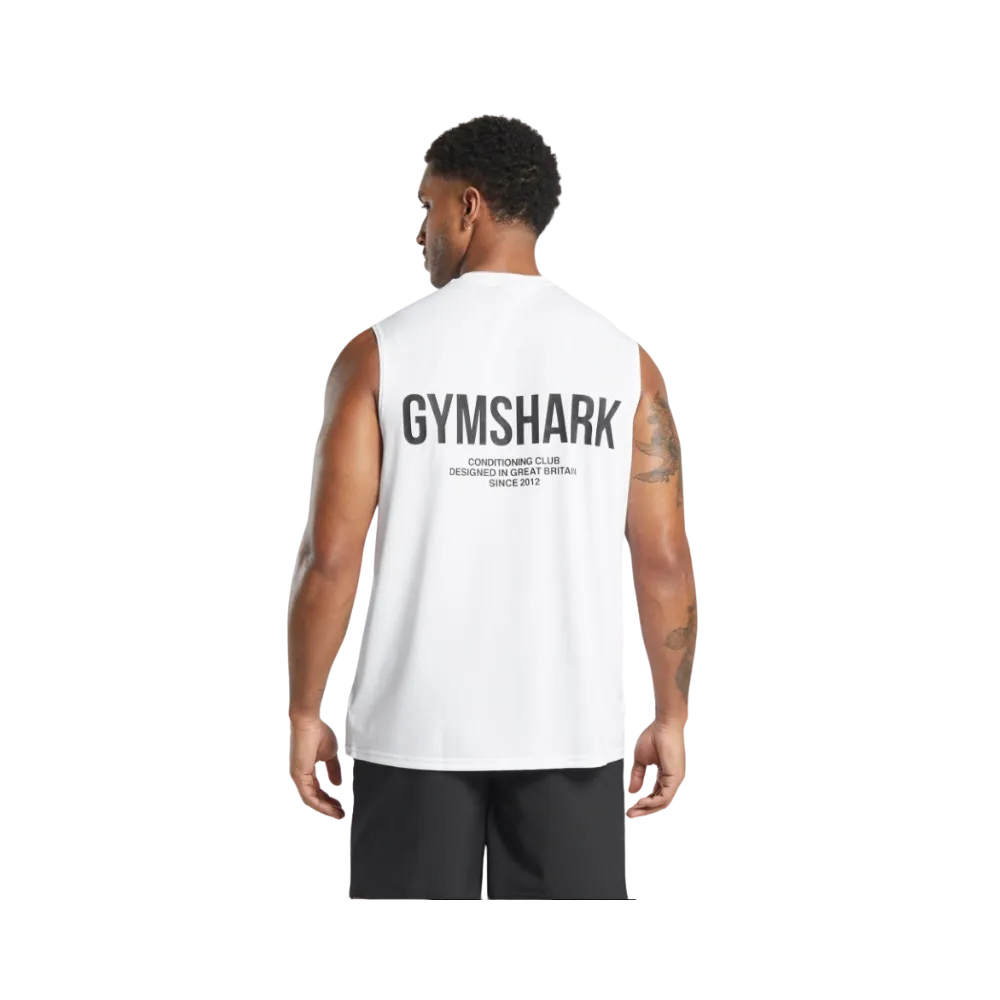Gymshark Conditioning Club Tank Oversized Fit White