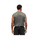Gymshark Power Cut Off Tank Oversized Fit Strength Green