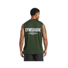 Gymshark Conditioning Club Tank Oversized Fit Trail Green