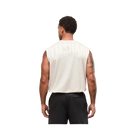 Gymshark Power Cut Off Tank Oversized Fit Oat White