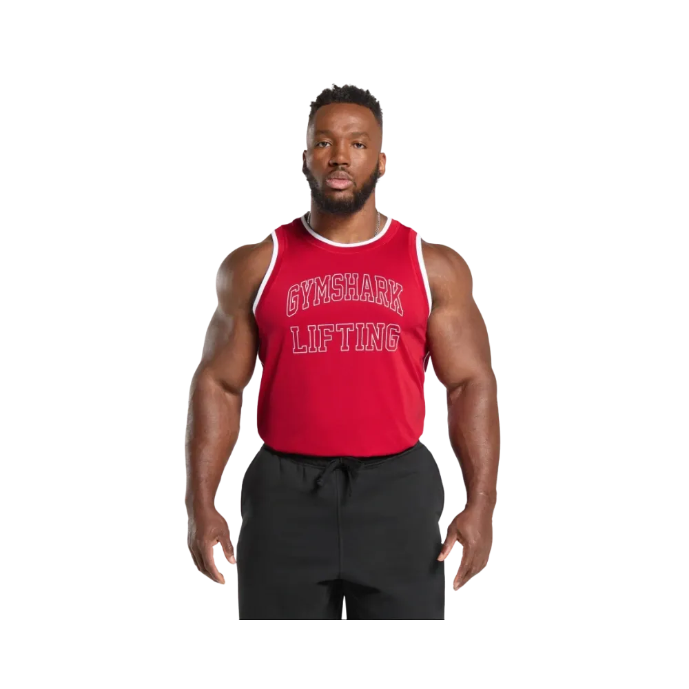 Gymshark Mesh Tank Regular Fit Conditioning Red