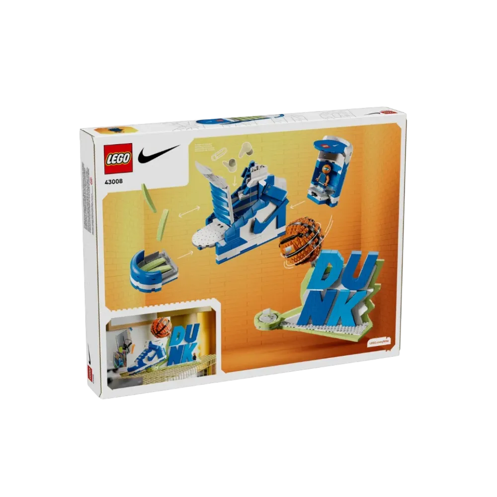 Nike Dunk x LEGO Set Sneaker-Building Kit with Exclusive Minifigure