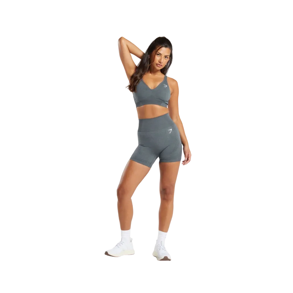 Gymshark Vital Shorts compression fit Strong Grey Marl
