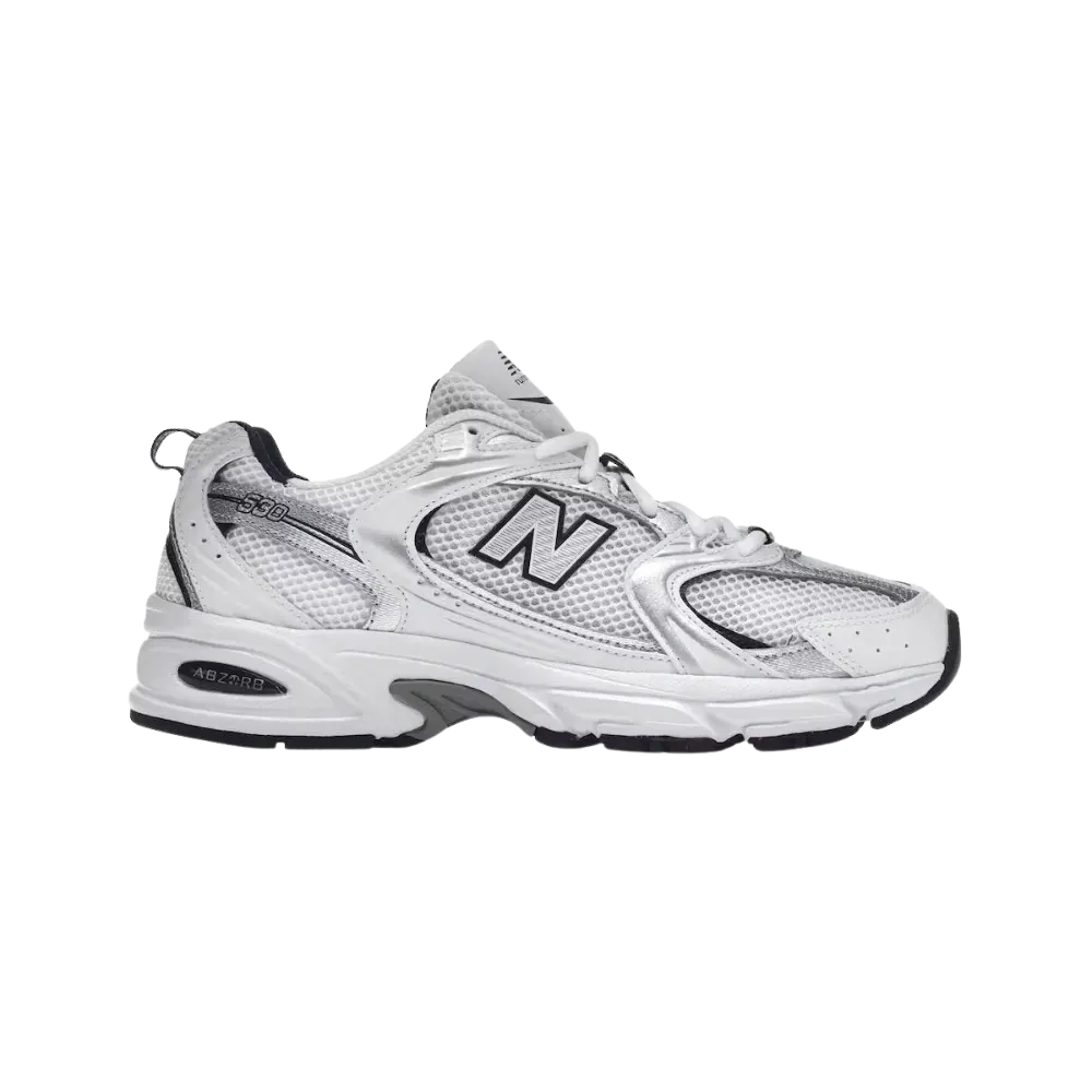 New Balance 530 White Silver Navy