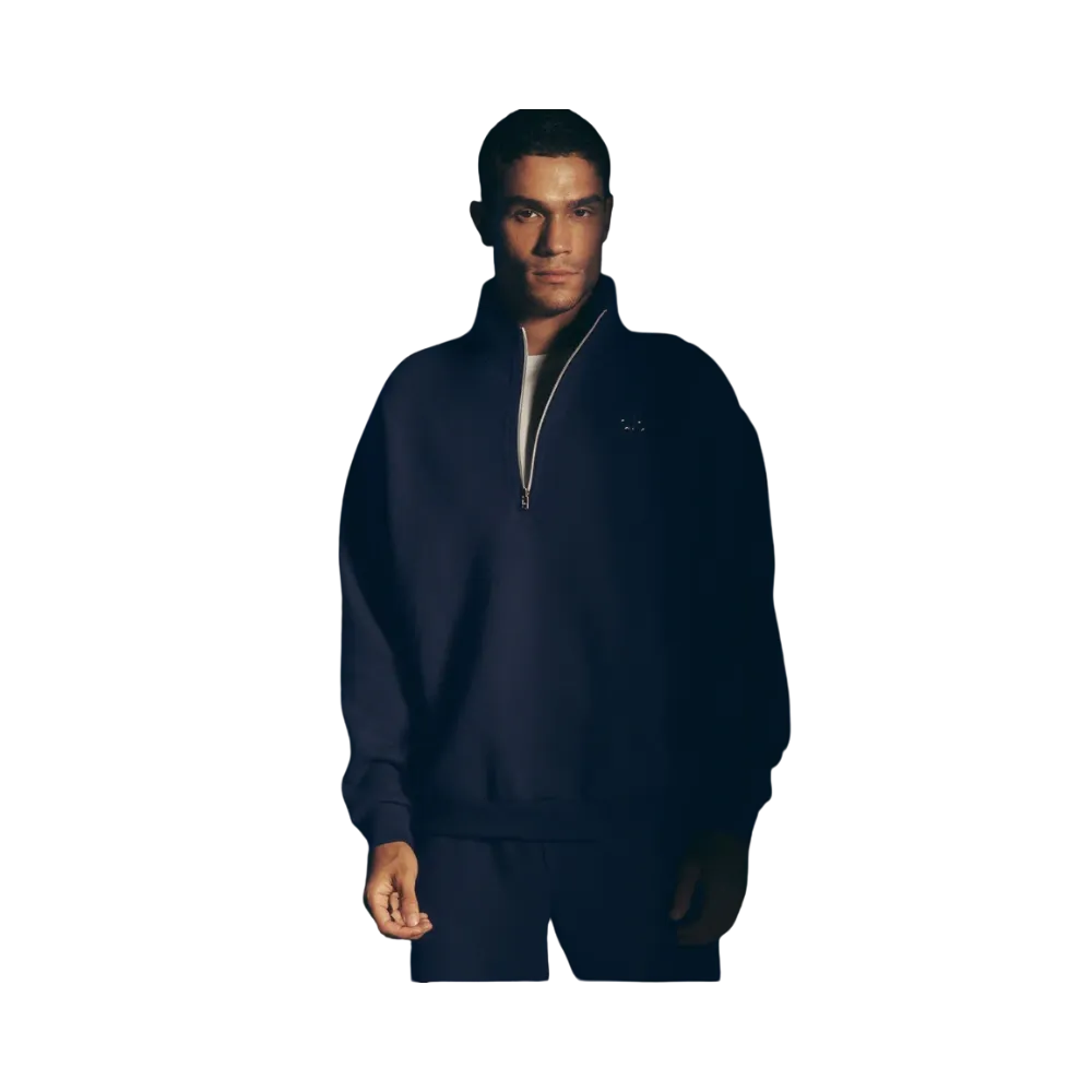 Alo Men's Accolade 1/4 Zip Pullover Navy
