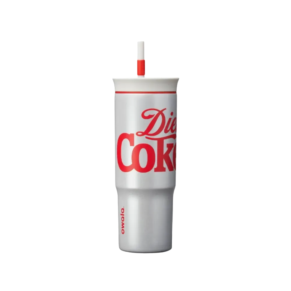 Owala x Diet Coke 24oz Special Edition Stainless Steel Straw Tumbler Classic Diet Coke