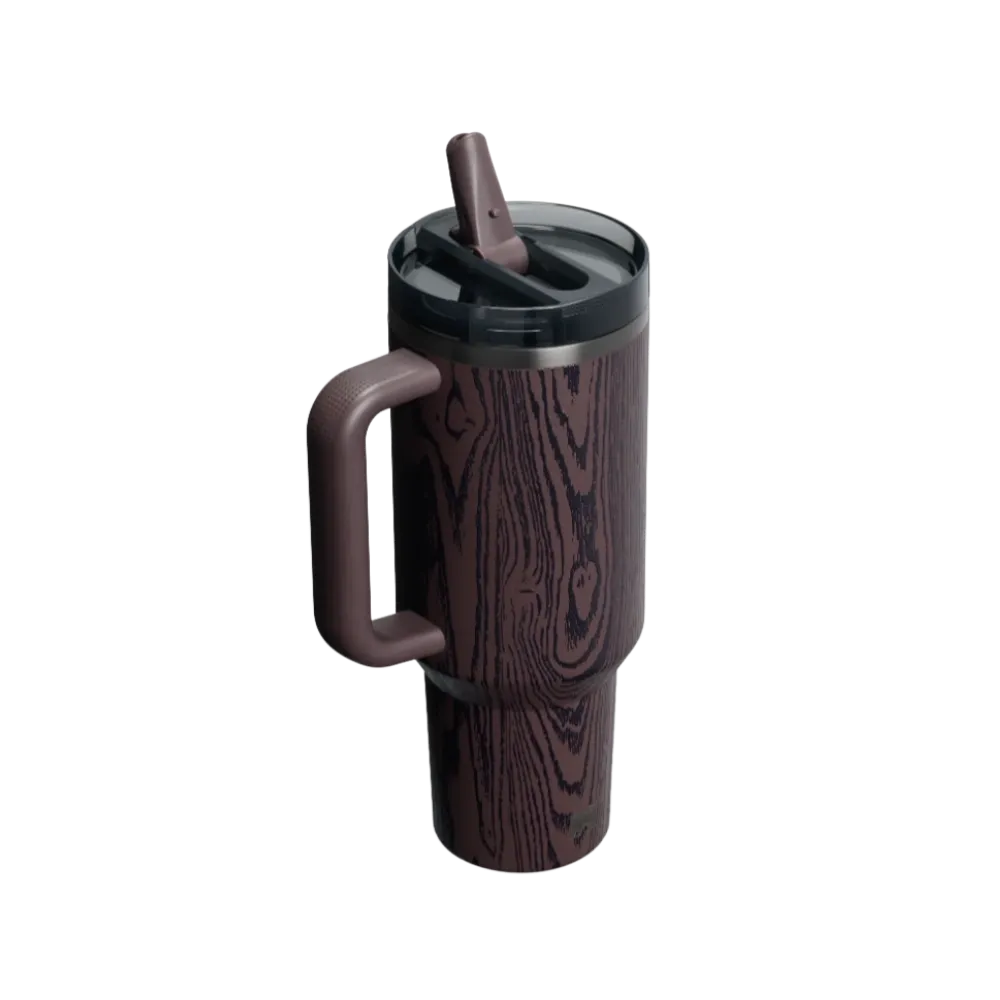 Stanley Cheers and Cheer Quencher ProTour Flip Straw Tumbler (40OZ) Redwood Woodgrain