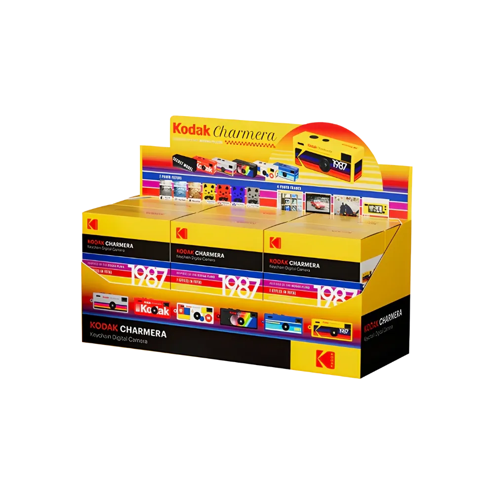 Kodak Charmera Keychain Digital Camera Blind Box Collection - Pack of 6