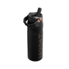 The Messi x Stanley IceFlow™ Flip Straw 2.0 Bottle | 24 OZ 'Messi GOAT Black'