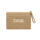 Dior Raffia Clutch