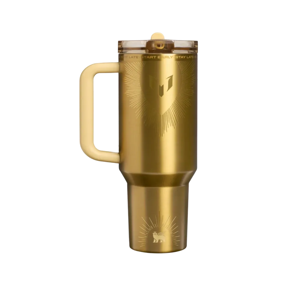 The Messi x Stanley Quencher ProTour Flip Straw Tumbler 40 OZ 'Messi Legacy'