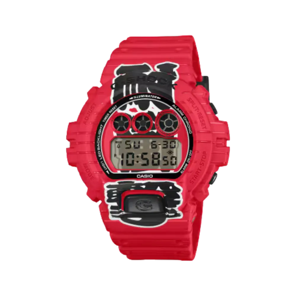 G-Shock Digital Red Lantern Series DW-6900AKA-4