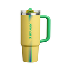 Stanley Country Collection Quencher Protour Flip Straw Tumbler Team Yellow Green 30 OZ