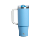 Stanley Country Collection Quencher Protour Flip Straw Tumbler Team Light Blue White 30 OZ