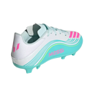 Adidas F50 Messi League Firm Multi Ground Soccer Cleats Kids Flash Aqua