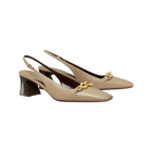 Tory Burch Jessa Heeled Slingback Ecru