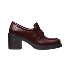 Tory Burch Classic Heeled Lug Loafer Plum