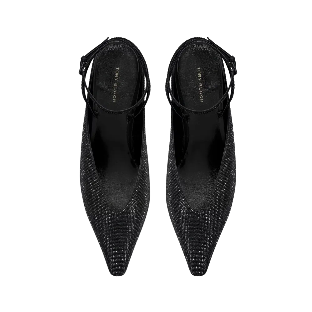 Tory Burch Pavé Wedge Perfect Black