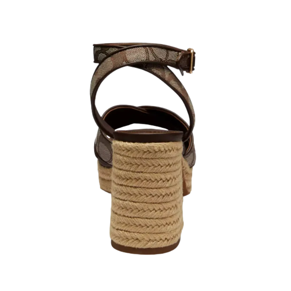 Coach Block In Signature Jacquard Oak