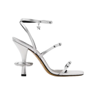 Marc Jacobs The Metallic Leather Daisy Silver
