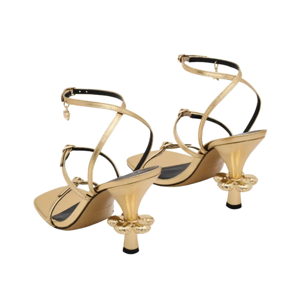 Marc Jacobs The Metallic Leather Daisy Gold